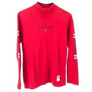 90s Tommy Hilfiger mock neck shirt 1990s vintage
